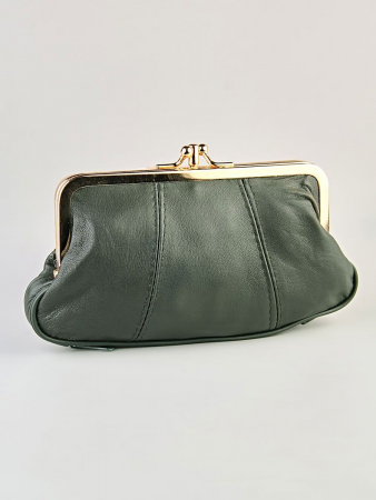 Косметичка на застёжки фермуар XL-55-16green