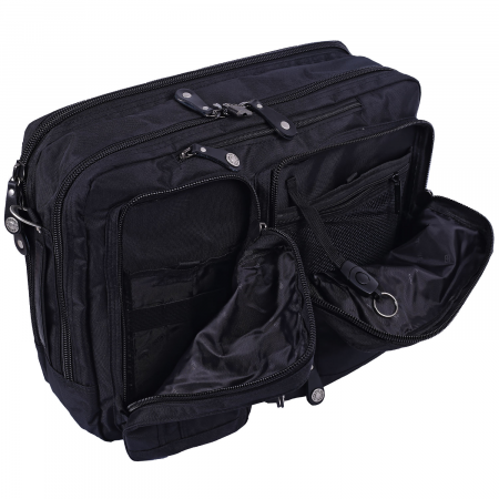 Трансформер портфель - рюкзак PW356black