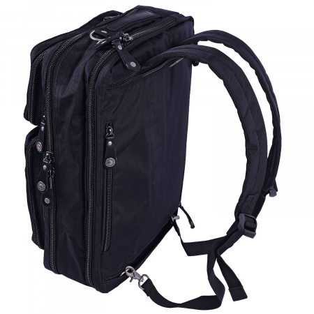 Трансформер портфель - рюкзак PW356black