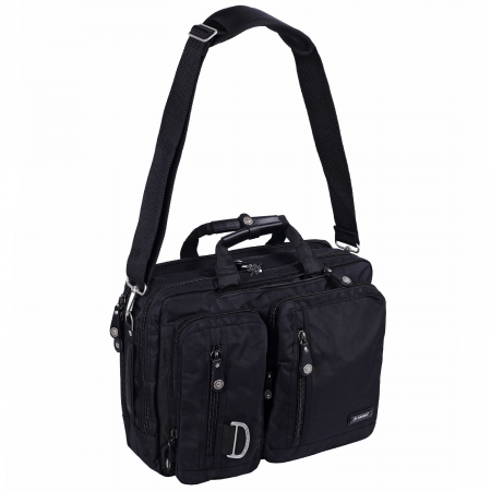 Трансформер портфель - рюкзак PW356black