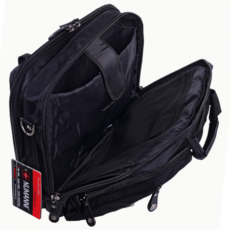 Трансформер портфель - рюкзак PW356black