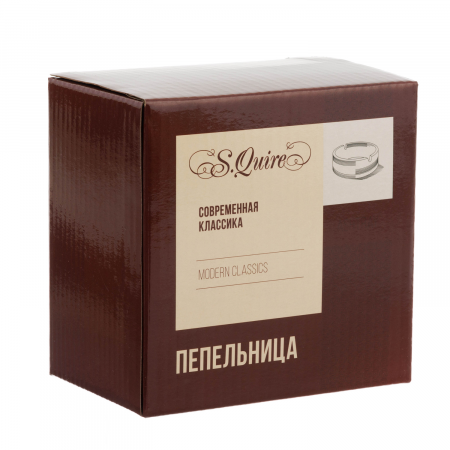 Пепельница круглая 992AAB-Black
